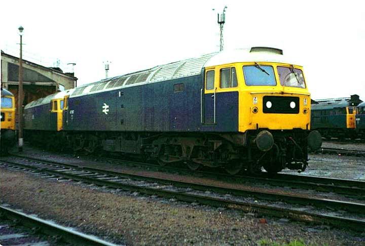 47167 at Stratford TMD on 24/12/78, Photo by Martin Bray