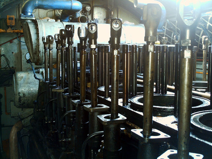 View of B Bank with B1 - B2 liners having been pulled awaiting removal., Photo by Andre Kent