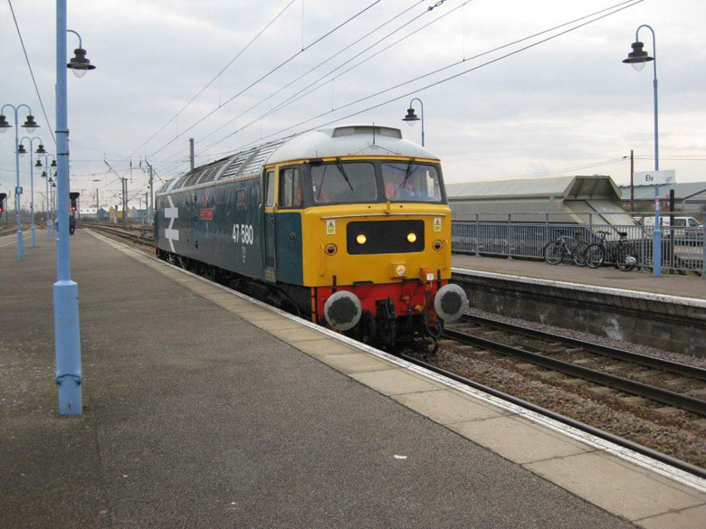 47580 at Ely run around the convoy for Dereham on 17/03/10, Photo by Richard Bradley