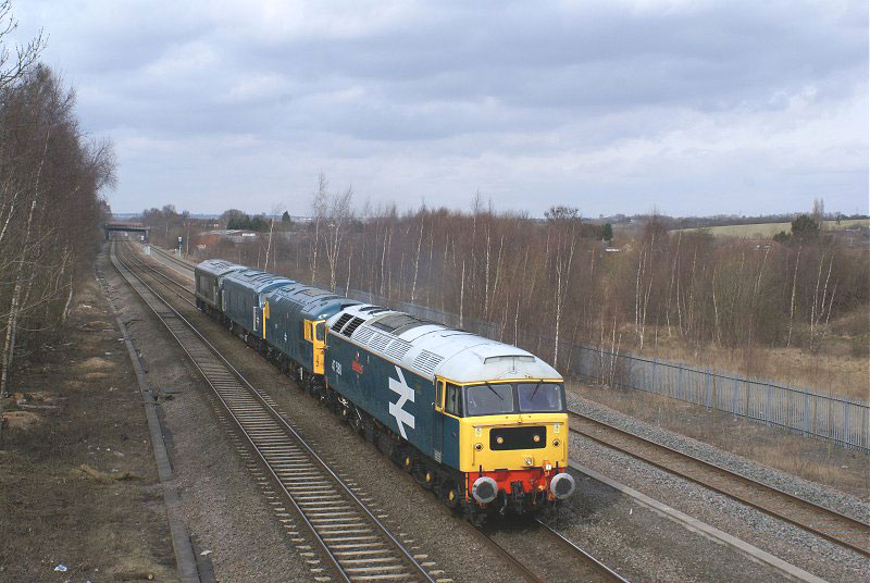 47580 at Ely run around the convoy for Dereham on 17/03/10, Photo by Steve Smith