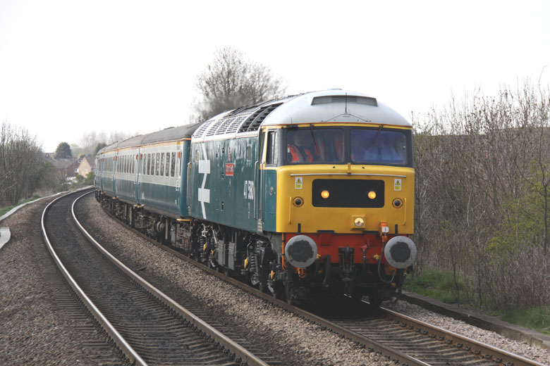 47580 at Long Eaton with 1Z28 14:46 from Derby on 16/04/10, Photo by Dave Coxon