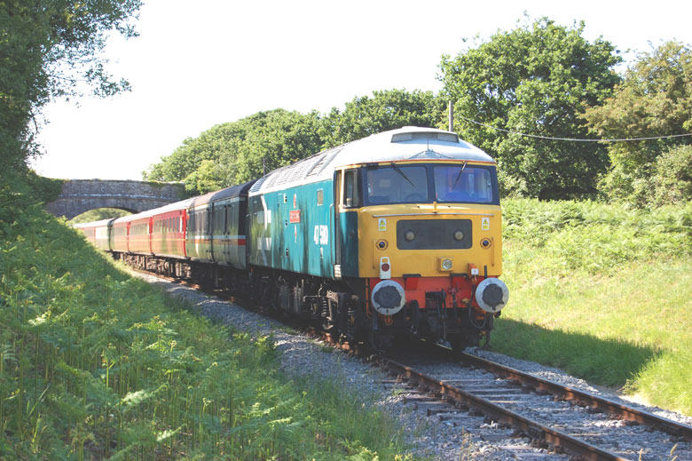 47580 stabled north of Norden on the former Furzebrook branch on 26/06/10, Photo by Andrew Ward