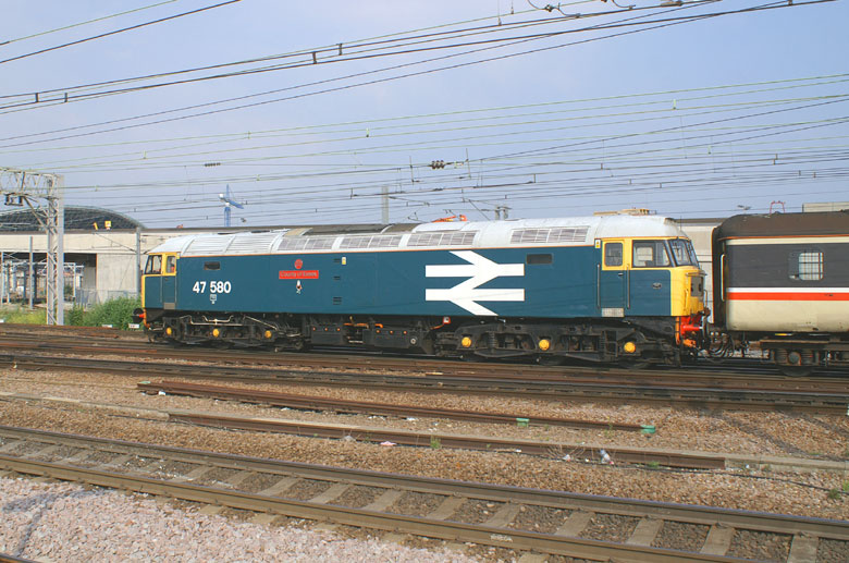 47580 departs Stratford with 1Z74 05:18 North Walsham-Swanage on 26/06/10, Photo by Kevin Cooper