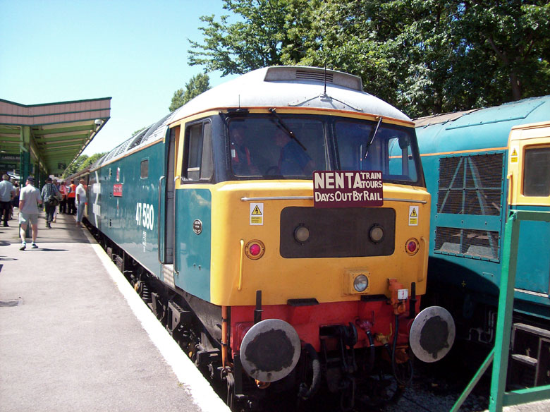 47580 at journeys end with the 1Z74 05:18 from North Walsham on 26/06/10, Photo by Neville Hammond
