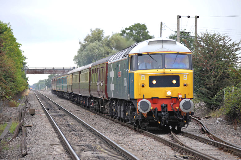 47580 at Ashchurch with 1Z62 06:20 Shrewsbury-Weymouth on 19/08/10, Photo by Jack Boskett