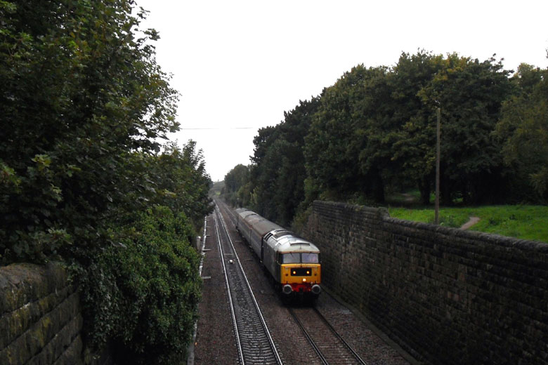 47580 at Borrowash with 1Z09 12:15 Derby-Sleaford on 10/09/10, Photo by Stewart Daniels