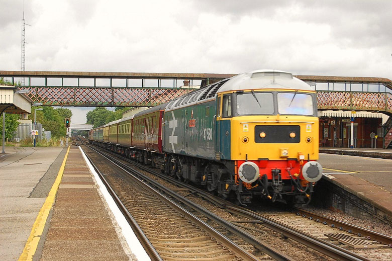 47580 passes through St. Denys with 1Z62 06:20 Shrewsbury - Weymouth on 19/08/10, Photo by Ian Knight