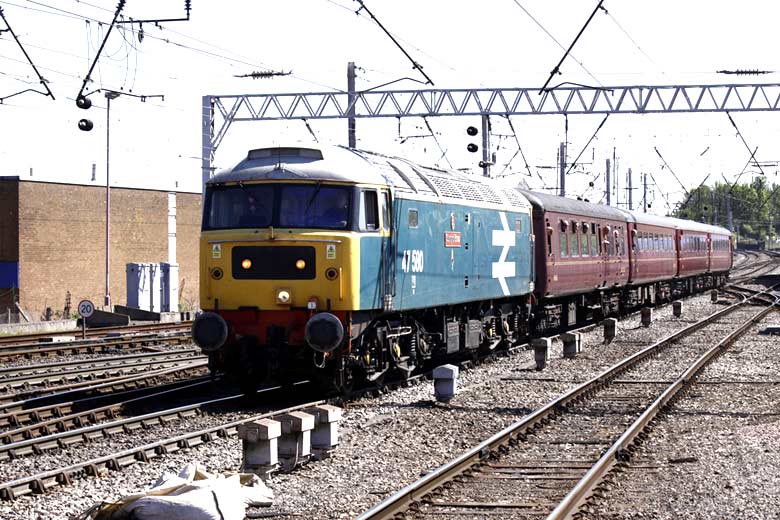 47580 arrives at Carlisle with 1Z19 07:35 Southport - Carlisle on 02/05/11, Photo by Steven Hedley