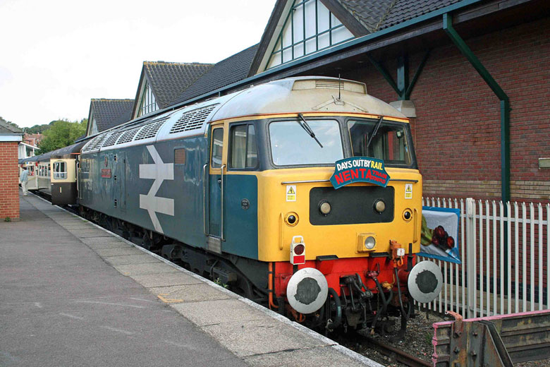 47580 arrives into Cromer with 1Z72 06:05 Holt - Scarborough on 09/07/11, Photo by Geoff Tibble