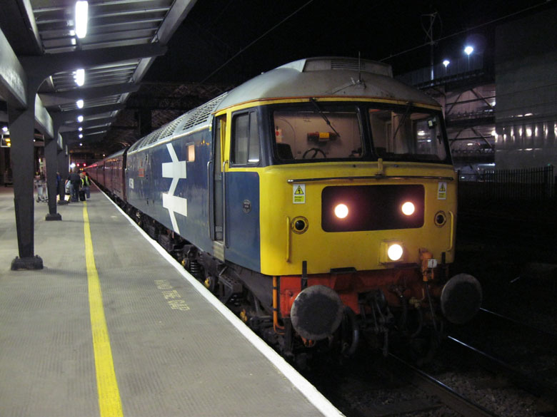 47580 at Preston after the arrival of 1Z52 17:25 from Carmarthen on 30/04/11, Photo by Tim Rogers