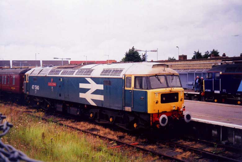47580 at Yarmouth with 1Z71 13:49 from Norwich on 16/07/11, Photo by Mike Bryant