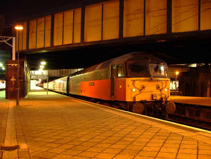 47732 at Birmingham New St. with 1D99 22:54 to Holyhead on 23/03/04, Photo by Simon Pedley