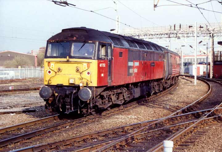 47732 arrives at Crewe with 1K57 07:45 from Holyhead on 30/03/04, Photo by Steve Thope