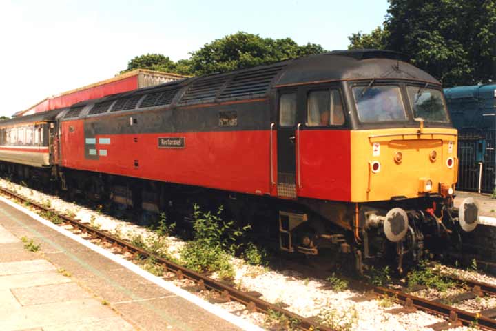 47732 at Paignton with the arrival of 1V41 08:11 from Liverpool Lime St.on 29/06/96, Photo by Andr� Kent